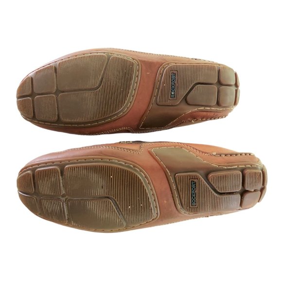 ROCKPORT Men\'s Washable Dark & Medium Brown Slip On Driving Loafer Size 10 M main image 11